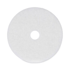 (BWK4020WHI)BWK 4020WHI – Polishing Floor Pads, 20" Diameter, White, 5/Carton by BOARDWALK (5/CT)