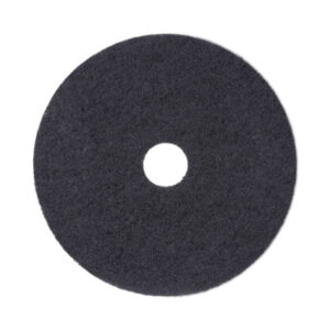 (BWK4019BLA)BWK 4019BLA – Stripping Floor Pads, 19" Diameter, Black, 5/Carton by BOARDWALK (5/CT)