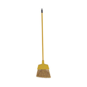 (BWK932M)BWK 932M – Poly Bristle Angler Broom, 53" Handle, Yellow, 12/Carton by BOARDWALK (12/DZ)