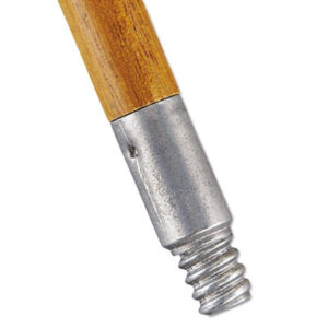 Lacquered-Wood Threaded-Tip Broom/Sweep Handles; Cleaning; Janitorial; Maintenance; Shafts; Staffs; Stems