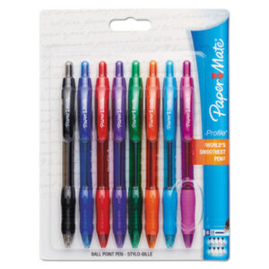 Ball Pen; Ballpoint; Ballpoint Pen; Black Ink; PAPERMATE; Pen; Pens; Profile; Super Bold; Writing Equipment; Writing; Instruments; Utensils; Inkers; Schools; Education; Students