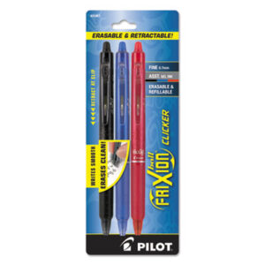 Frixion; Clicker; Erasable; Gel; Pen; Writing; Instruments; Utensils; Inkers; Schools; Education; Students