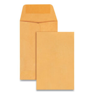 #1; 2-1/4 x 3-1/2; 20-lb. Paper Stock; Coin & Small Parts Envelopes; Coin Envelopes; Coin/Small Parts; Envelope; Envelopes; Kraft Envelopes; QUALITY PARK; Small Parts Envelope; Posts; Letters; Packages; Mailrooms; Shipping; Receiving; Stationery