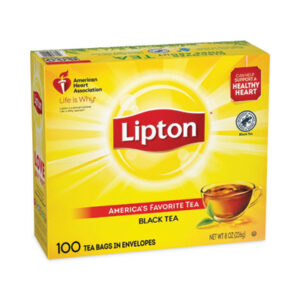 Beverage; Beverages; FIVE STAR DISTRIBUTORS; Lipton Decaffeinated Tea Bags; Tea; Drinks; Breakrooms; Vending; Hospitality; Lounges; MJKTJL00291