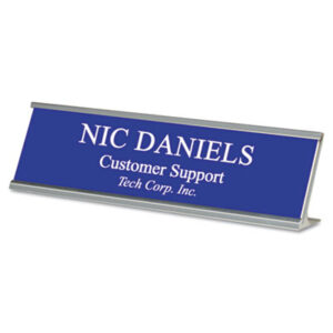 U.S. Stamp & Sign®; U. S. STAMP & SIGN; Nameplates; Nameplates-Desk Nameplate