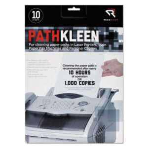 10 Sheets per Pack; Cleaning; Computer/Office Equipment Cleaner; Copier Cleaners; Copy Machine; Fax Machine; Laser Printer; Office Equipment Cleaner; Office Machine; PathKleen; Printer Cleaner; Printer Cleaners; Printer/Fax; READ RIGHT; Roller; Sponges; Swabs; Cloths; Towelettes; Drying Materials; Jan/San; Janitorial; Maintenance