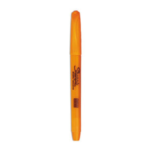 Fluorescent Orange Ink; Highlighters; Marker; Pens; Pocket Accent; SHARPIE; Thin Tip; Note-taking; Underscoring; Emphasis; Accentuate; School; Education; Students; Teachers; Hiliters; Hilighters