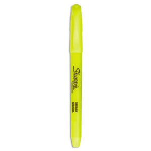 (SAN2003991)SAN 2003991 – Pocket Style Highlighter Value Pack, Yellow Ink, Chisel Tip, Yellow Barrel, 36/Pack by SANFORD (36/PK)