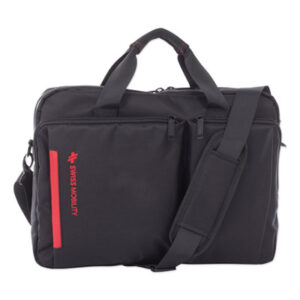 (SWZEXB1020SMBK)SWZ EXB1020SMBK – Stride Executive Briefcase, Fits Devices Up to 15.6", Polyester, 4 x 4 x 11.5, Black by THE BUGATTI GROUP INC (1/EA)