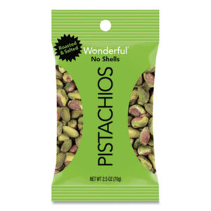 Pistachios Shelled; Nuts; Salted; Lunchroom Supplies; Food & Beverage; Snack Foods; Breakrooms; Kitchens; Nutrition; Nourishment; Vittles; Snacks