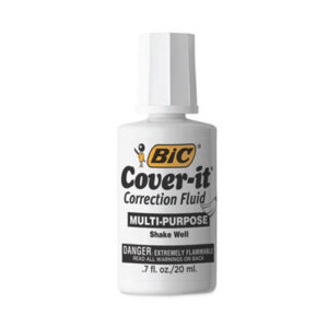 Correction Fluids; Correction Supplies; Corrections; White-Out; Mistake-Away; School: Correcting; Typing; Typewriters; BICWOC12WHI