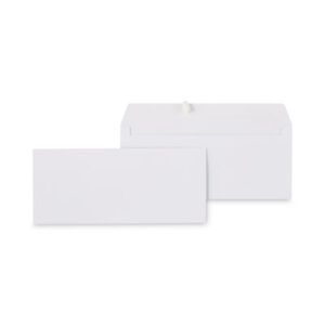 (UNV36002)UNV 36002 – Peel Seal Strip Business Envelope, #10, Square Flap, Self-Adhesive Closure, 4.13 x 9.5, White, 100/Box by UNIVERSAL OFFICE PRODUCTS (100/BX)