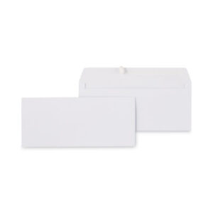 (UNV36003)UNV 36003 – Peel Seal Strip Business Envelope, #10, Square Flap, Self-Adhesive Closure, 4.13 x 9.5, White, 500/Box by UNIVERSAL OFFICE PRODUCTS (500/BX)