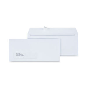 Envelopes; Mailers; Mailing & Shipping Supplies; Peel Seal Strip Business Envelope; #10; Window; Posts; Letters; Packages; Mailrooms; Shipping; Receiving; Stationery