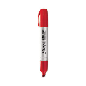 King Size; Marker; Markers; Permanent; Permanent Marker; Red Ink; SANFORD; SHARPIE; Writing; Utensil; Arts; Crafts; Education; Schools; Classrooms; Teachers; Students