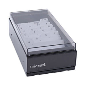 Universal; Business Card; Business Card Files; Business Card Files & Holders; Business Card Files/Holders; Business Card Holders; Card File; Card Filing; Card Holder; Holder; Holders; Contacts; Files; Addresses; Phone-Numbers; Networking