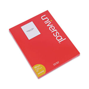 (UNV90108)UNV 90108 – Copier Mailing Labels, Copiers, 8.5 x 11, White, 100/Box by UNIVERSAL OFFICE PRODUCTS (100/BX)