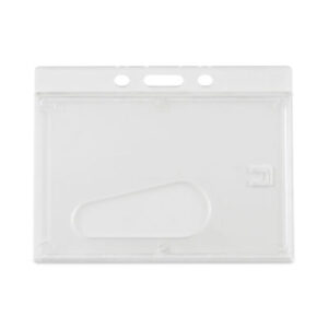 ADVANTUS; clear; plastic; Badge Holder; Horizontal; ID holder; Identification