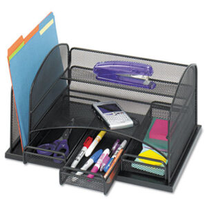 Safco; Desk Accessories; Desk Organizers; Receptacles; Baskets; Containers; Canisters; Coffers; Bins