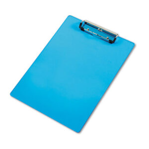 Acrylic; Blue; Board; Clip; Clipboard; Clipboards; Letter Size; Plastic; SAUNDERS; Writing; Surfaces; Clampboards; Notations; Inspections