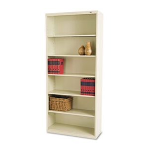 Book; Book Shelf; Book Shelves; Bookcase; Bookcases; Furniture; Metal; Putty; Shelf; Six-Shelf; TENNSCO; Racks; Ledges; Trestles; Books