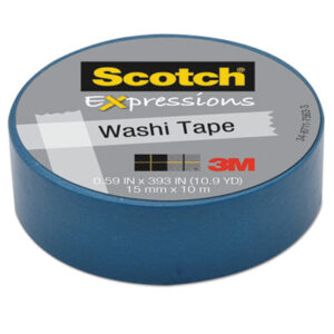 Art & Drafting; Art Supplies; Classroom; Tape; Adhesive; Adhesives; Affixers; Arts; Crafts; Schools; Education; Desktop; Mailroom; Expressions; Masking; 3M; Scotch; Washi