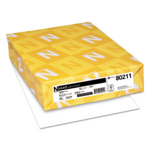 Exact Vellum Bristol; Exact; Vellum; Vellum Bristol; Neenah Paper; Card Stock; Specialty Paper; Copier; Inkjet; Laser; Forms; Documents; Wausau; FSC; 8.5x11; 250; 67 lb; Durable; Heavyweight; Semi Smooth