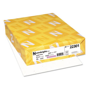 Astrobrights; Astrobright; Astrobrite; Neenah Paper; Colored Paper; Brightest Paper; Bright Colored Paper; Copier; Copy Paper; Inkjet; Laser; Office Paper; Papercrafting; Arts; Craft; Fliers; Posters; FSC; Wausau; 8.5x11; 500; 24 lb; Stardust White; White; Bright White; Assortment