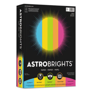 Astrobrights; Bright; Assorted; Assortment; Consumables; Peripherals; Reproductions; Hard-Copies; Products; Correspondence; Documents