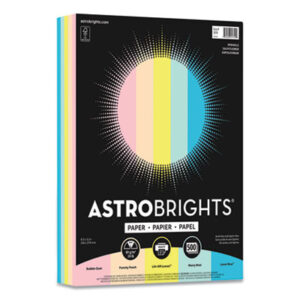 Astrobrights; Astrobright; Astrobrite; Neenah Paper; Colored Paper; Brightest Paper; Bright Colored Paper; Copier; Copy Paper; Inkjet; Laser; Office Paper; Papercrafting; Arts; Craft; Fliers; Posters; Wausau; 8.5x11; 500; 24 lb