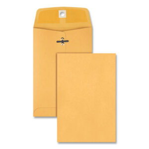 28-lb. Sub.; 5 x 7-1/2; Clasp; Clasp Envelopes; Envelope; Envelopes; Kraft Envelope; Mailer; QUALITY PARK; Posts; Letters; Packages; Mailrooms; Shipping; Receiving; Stationery