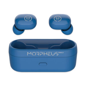 (MHSTW1500L)MHS TW1500L – Spire True Wireless Earbuds Bluetooth In-Ear Headphones with Microphone, Island Blue by CREATIVE MARKETING, INC. (1/EA)