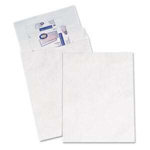 14-1/4 x 20; Envelope; Envelopes; Heavyweight; Jumbo Envelopes; Mailer; Open End Envelopes; QUALITY PARK; Self-Seal; SURVIVOR; Survivor Envelopes & Mailers; Tyvek; Tyvek Envelope; Tyvek Envelopes & Mailers; White; Posts; Letters; Packages; Mailrooms; Shipping; Receiving; Stationery