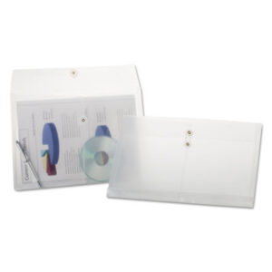 Clear; Envelopes; Esselte; Expandable Envelope; Interoffice Envelope; Legal Size; OXFORD; Poly Envelope; Side Loading; String-Tie; String-Tie Envelope; Transparent; Posts; Letters; Packages; Mailrooms; Shipping; Receiving; Stationery