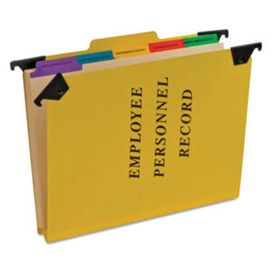 Classification; Folder; Form Employee; Hanging Folders; Human Resources; PENDAFLEX; Personnel; Personnel Folders; Personnel Forms; Pivoting Hangers; Recycled; Recycled Product; Recycled Products; Yellow; Sleeves; Sheaths; Shells; Ordering; Storage; Files