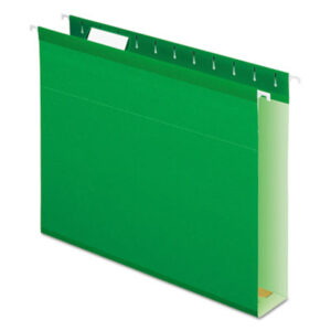 2" Capacity; Box Bottom; Diskette Pocket; File; File Folders; Hanging; Hanging File Folder; InfoPocket; Interior Pockets; Letter Size; PENDAFLEX; Recycled Product; Sleeves; Sheaths; Shells; Organization; Storage