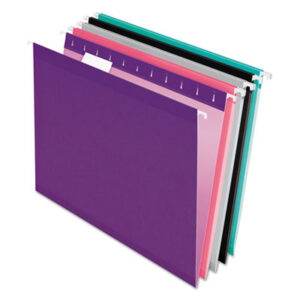 1/5 Cut Tab; File Folders; Hanging; Hanging File Folder; InfoPocket«; Interior Pocket; Letter Size; PENDAFLEX; Recycled Product; Reinforced; Sleeves; Sheaths; Shells; Organization; Storage