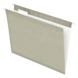 1/5 Cut Tab; File Folders; Hanging; Hanging File Folder; InfoPocket«; Interior Pocket; Letter Size; PENDAFLEX; Recycled Product; Reinforced; Sleeves; Sheaths; Shells; Organization; Storage