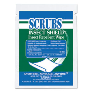 Wipes; Insect Repellent; Sweat-Proof; Insect Shields; Repellents; Bugs; Control; Exterminators; Insects; Killers; Pests