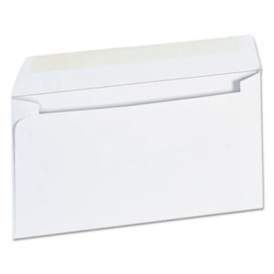 (UNV35206)UNV 35206 – Open-Side Business Envelope, #6 3/4, Square Flap, Gummed Closure, 3.63 x 6.5, White, 500/Box by UNIVERSAL OFFICE PRODUCTS (500/BX)