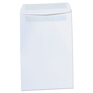 (UNV42100)UNV 42100 – Self-Stick Open End Catalog Envelope, #1, Square Flap, Self-Adhesive Closure, 6 x 9, White, 100/Box by UNIVERSAL OFFICE PRODUCTS (100/BX)