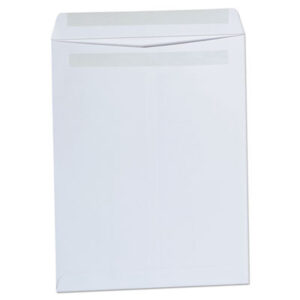 (UNV42102)UNV 42102 – Self-Stick Open End Catalog Envelope, #13 1/2, Square Flap, Self-Adhesive Closure, 10 x 13, White, 100/Box by UNIVERSAL OFFICE PRODUCTS (100/BX)