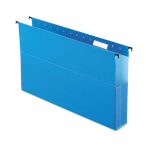 2" Capacity; Blue; Box Bottom; File Folders; Hanging; Hanging File Folder; Legal Size; PENDAFLEX; Recycled Product; Sleeves; Sheaths; Shells; Organization; Storage