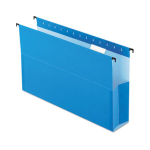 3" Capacity; Blue; Box Bottom; File Folders; Hanging; Hanging File Folder; Legal Size; PENDAFLEX; Recycled Product; Sleeves; Sheaths; Shells; Organization; Storage