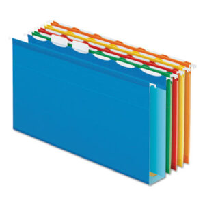 Esselte; 2" Capacity; Box Bottom; Diskette Pocket; File; File Folders; Hanging; Hanging File Folder; InfoPocket; Interior Pockets; Legal Size; PENDAFLEX; Recycled Product; Sleeves; Sheaths; Shells; Organization; Storage