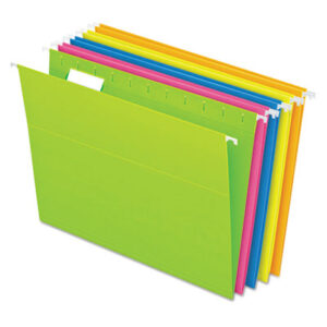 1/5 Cut Tab; File Folders; Hanging; Hanging File Folder; InfoPocket; Interior Pocket; Letter Size; PENDAFLEX; Recycled Product; Reinforced; Sleeves; Sheaths; Shells; Organization; Storage