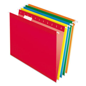 1/5 Cut Tab; File Folders; Hanging; Hanging File Folder; InfoPocket«; Interior Pocket; Letter Size; PENDAFLEX; Recycled Product; Reinforced; Sleeves; Sheaths; Shells; Organization; Storage