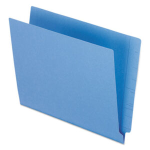 Blue; Double-Ply; End Tab; End Tab File Folder; End Tab Folder; Folders; Letter Size; Open Shelf; PENDAFLEX; Recycled Product; Shelf Filing; Straight Cut; Sleeves; Sheaths; Shells; Ordering; Storage; Files