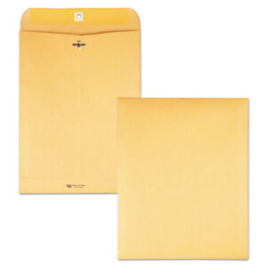 28-lb. Sub.; 9-1/2 x 12-1/2; Clasp; Clasp Envelopes; Envelope; Envelopes; Kraft Envelope; Mailer; QUALITY PARK; Posts; Letters; Packages; Mailrooms; Shipping; Receiving; Stationery