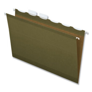 File Folders; Green; Hanging; Hanging File Folder; Legal; PENDAFLEX; Polylaminate; Ready Tab; Recycled; Recycled Product; Standard Green; Sleeves; Sheaths; Shells; Organization; Storage